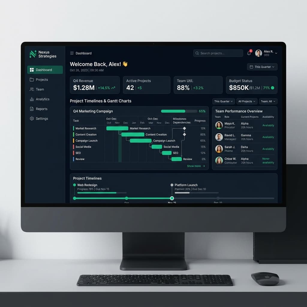 Business Management Dashboard